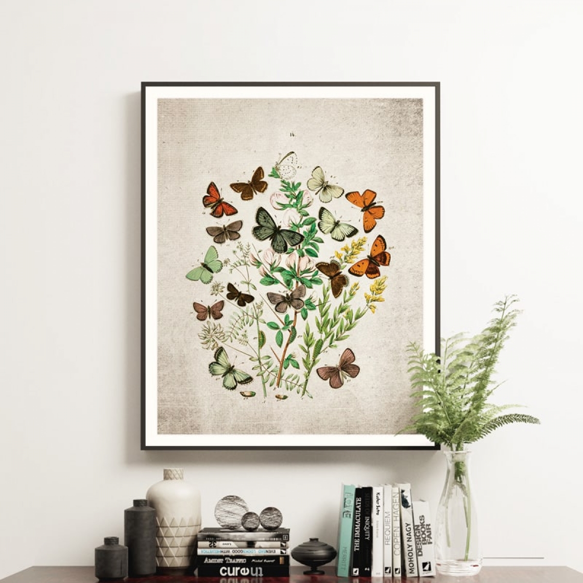 Vintage Entomology Giclee Print (British Butterflies Three Plate From 1882)