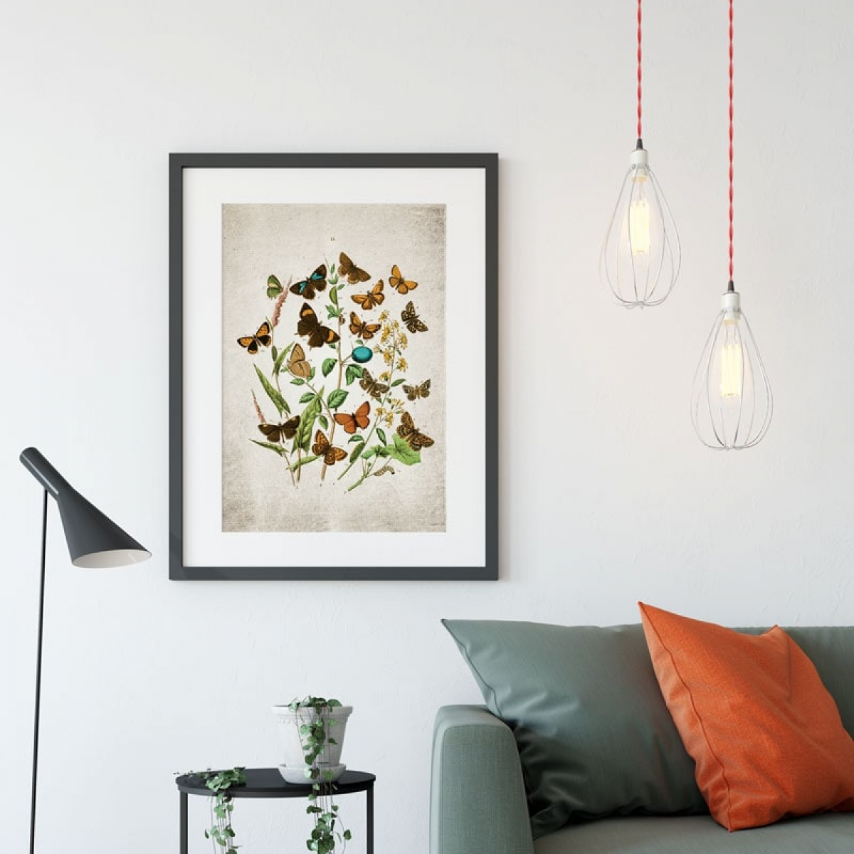 Vintage Entomology Giclee Print (British Butterflies Four Plate From 1882)